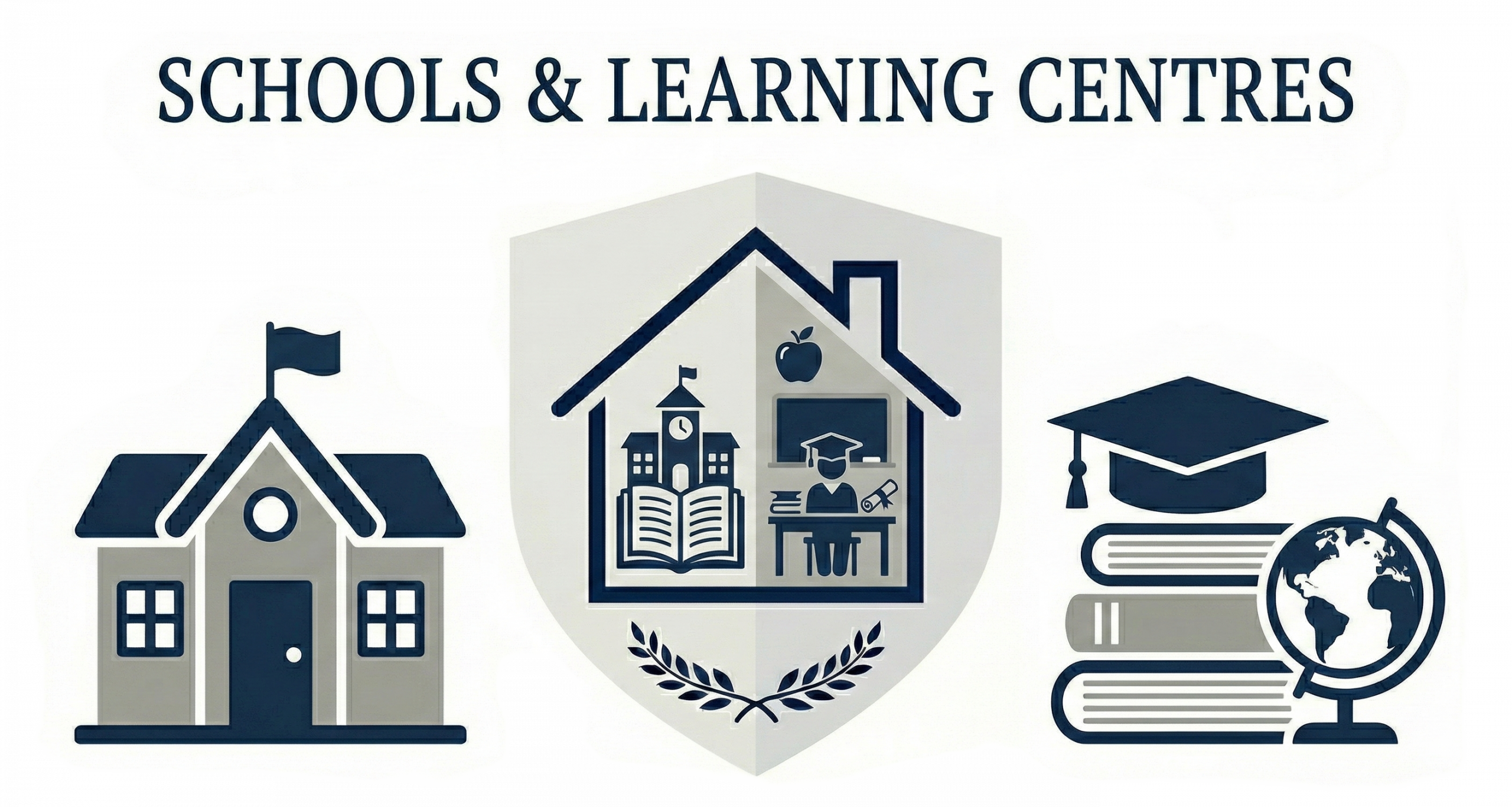 Firegate protection icon for schools and learning centres